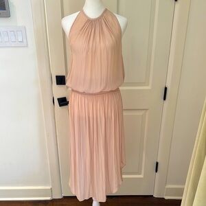 Ramy Brook - Audrey Sleeveless Smocked Waist Dress - Blush - Size: XS